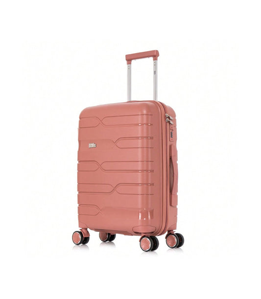 Malas de Cabine dos Anos 90 55x38x22 cm (44 L) | Polipropileno | Cadeado Integrado | Rosa Dourado