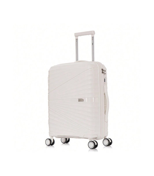 1990s Mala de Cabine 55x39x21,5 cm (46 L) | Polipropileno | Fecho Embutido | Branco