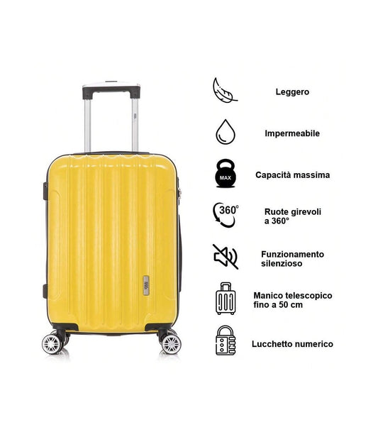 1990s Maleta Cabina Policarbonato 55x40x20cm (40L) | Amarillo