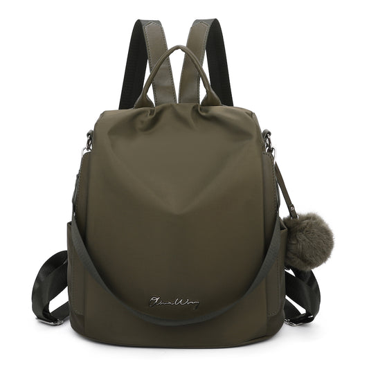 Mochila Antirrobo Impermeable para Mujer (13L) | Convertible en Bolso | Verde