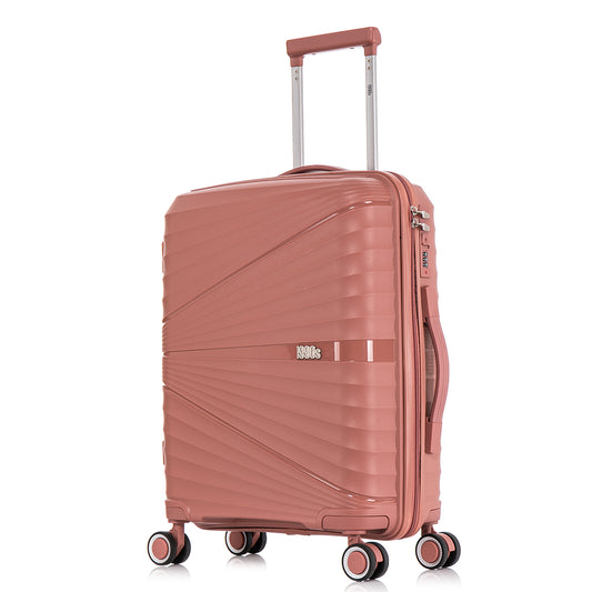 Maleta Mediana Expandible Polipropileno 65cm (79L) | RosaDorado