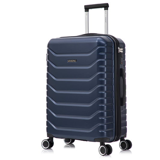 Mala Média Expansível ABS+PC 66x45x27,50 cm - Azul-marinho