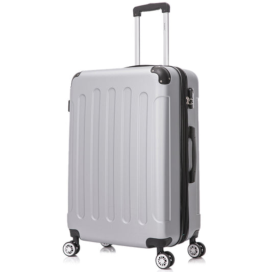 Mala Grande ABS Semirrígida 76x49x29cm (107L) - Prateada