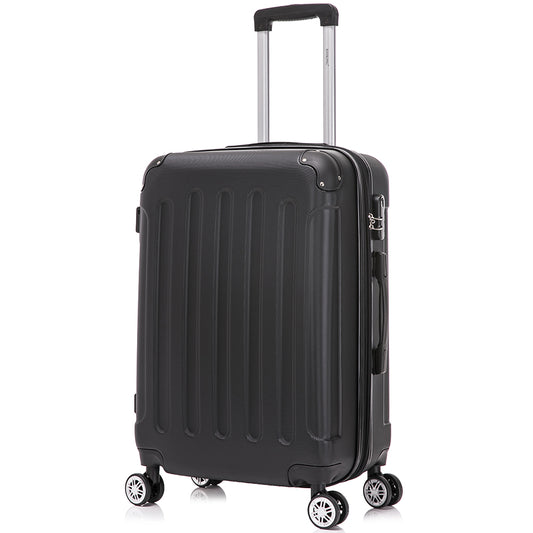 Maleta Mediana ABS 66x43x25cm (71L) | 24 Pulgadas | Negro
