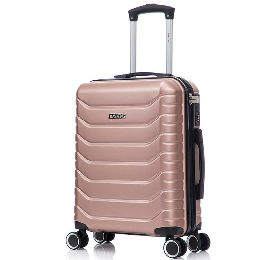 Mala de cabine 55x40x20 cm em ABS e policarbonato (40 L) – Rosa-dourado