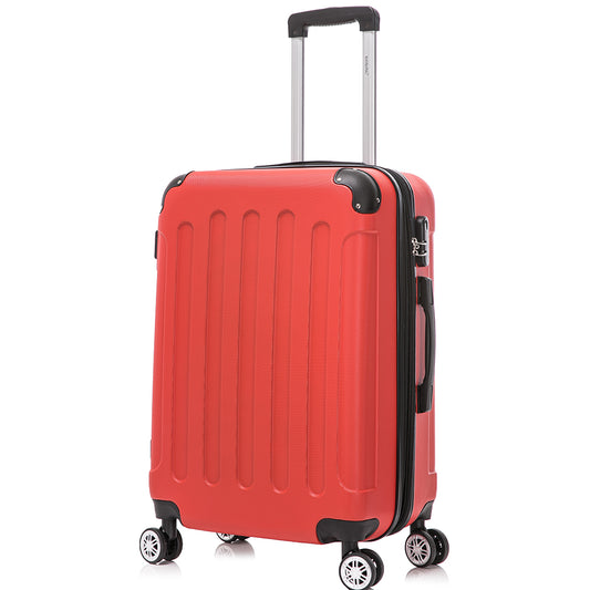 Maleta Mediana ABS 66x43x25cm (71L) | 24 Pulgadas | Rojo