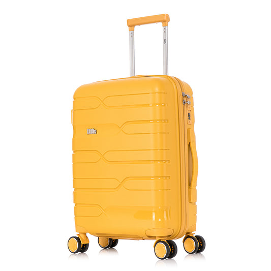 Maleta Mediana Expandible Polipropileno 65cm (79L) | Amarillo
