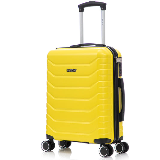 Maleta de cabina 55x40x20cm ABS+Policarbonato (40L) - Amarillo