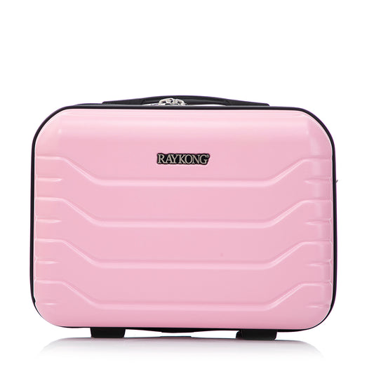Neceser de viaje grande rígido ABS 29x35x16,5 cm (16,74L) | Rosa