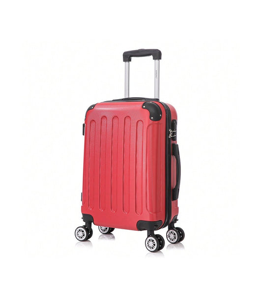 Maleta Cabina ABS 55x40x20cm (40L) | Trolley Equipaje de Mano | 4 Ruedas 360º | Rojo