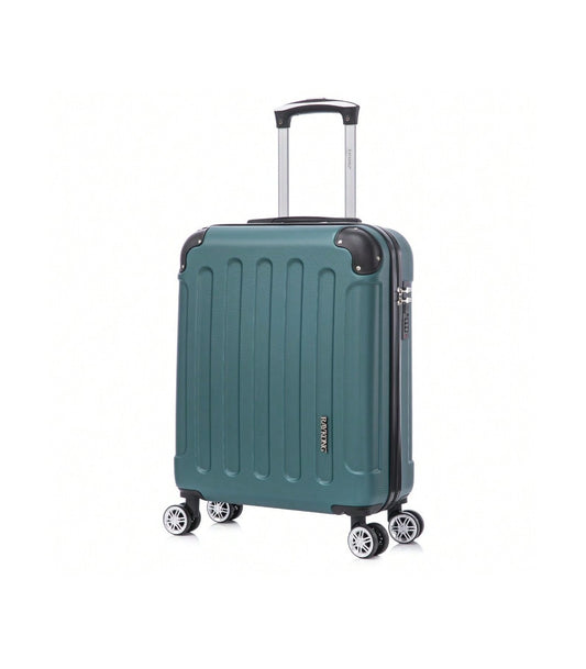 Maleta Cabina ABS 55x40x20cm (44L) | Máxima Capacidad | Candado Incrustado | Verde