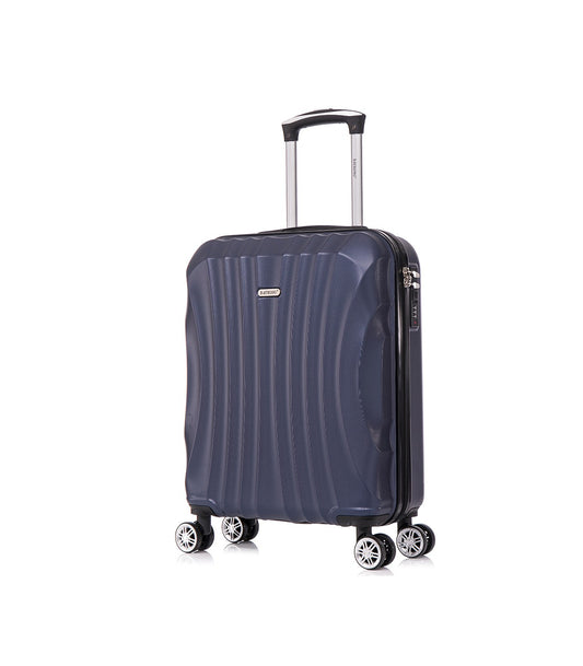 Maleta Cabina ABS 55x40x20cm (44L) | Capacidad Máxima Ligera | AzulMarino