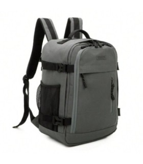 RAYKONG Mochila Cabina Ryanair 40x20x25cm (20L) | Mochila Viaje Avion Impermeable | Equipaje de mano - Gris