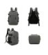 RAYKONG Mochila Cabina Ryanair 40x20x25cm (20L) | Mochila Viaje Avion Impermeable | Equipaje de mano - Gris