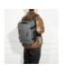 RAYKONG Mochila Cabina Ryanair 40x20x25cm (20L) | Mochila Viaje Avion Impermeable | Equipaje de mano - Gris