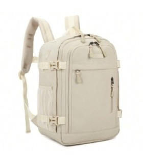 RAYKONG Mochila Cabina Ryanair 40x20x25cm (20L) | Mochila Viaje Avion Impermeable | Equipaje de mano - Beige