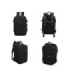 RAYKONG Mochila Cabina Ryanair 40x20x25cm (20L) - Mochila de Avion Impermeable Compatible con Portátil 14 Pulgadas - Negro