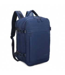 RAYKONG Mochila de cabine Ryanair 40x20x25cm (20L) - Mochila impermeável compatível com portátil de 14 polegadas - Azul-marinho