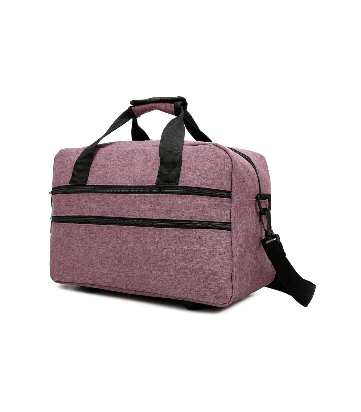 RAYKONG Ryanair Bolsa de Cabine 40x20x25cm Dois Zíperes - Roxo