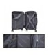 RAYKONG Mala de cabine ABS 55x40x20cm (40L) - Carrinho de bagagem de mão pequeno - 4 rodas duplas giratórias 360° - Prata