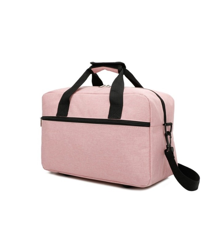 RAYKONG Bolsa de Cabina Ryanair 40x20x25cm Una cremallera - Rosa