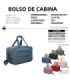 RAYKONG Bolsa de Cabine Ryanair 40x20x25cm convertível em mochila - Azul-marinho