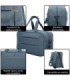 RAYKONG Bolsa de Cabine Ryanair 40x20x25cm convertível em mochila - Azul-marinho