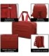 RAYKONG Bolsa de Cabine Ryanair 40x20x25cm convertível em mochila - Vermelho
