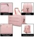 RAYKONG Bolsa de Cabina Ryanair 40x20x25cm Convertible en mochila - Rosa