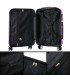 RAYKONG Mala Média ABS 66x43x25cm | 71L | 24 polegadas | até 23kg semi-rígido - Roxo