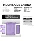 1990s Mochila de cabine expansível para Ryanair 40x25x20-25cm, bolsa de sapato, adapta-se a 14 computadores portáteis - Roxo