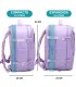 1990s Mochila de cabine expansível para Ryanair 40x25x20-25cm, bolsa de sapato, adapta-se a 14 computadores portáteis - Roxo