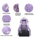 1990s Mochila de cabine expansível para Ryanair 40x25x20-25cm, bolsa de sapato, adapta-se a 14 computadores portáteis - Roxo