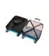 RAYKONG Mala Cabine ABS 55x40x20cm (44L) - Capacidade Máxima - 4 Rodas Duplas Giratórias 360º - Cadeado Embutido - Turquesa