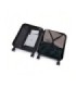 RAYKONG Maleta Cabina ABS 55x40x20cm (44L) - Maxima Capacidad - 4 Ruedas Giratorias Dobles 360ª - Candado Incrustado - Verde