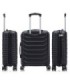 RAYKONG Mala Média Expansível ABS+PC 66x45x27,50cm - 30cm Extensível - Preta