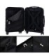 RAYKONG Mala Média Expansível ABS+PC 66x45x27,50cm - 30cm Extensível - Preta