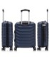 RAYKONG Mala Média Expansível ABS+PC 66x45x27,50cm - 30cm Extensível - Azul Marinho
