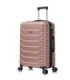 RAYKONG Mala Média Expansível ABS+PC 66x45x27,50cm - 30cm Extensível - Ouro Rosa