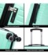 RAYKONG Mala Média Expansível ABS+PC 66x45x27,50cm - 30cm Extensível - Hortelã