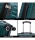 RAYKONG Maleta Mediana Expandible ABS+PC 66x45x27.50cm - 30cm Extendido - Verde