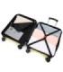 RAYKONG Mala Média Expansível ABS+PC 66x45x27,50cm - 30cm Extensível - Amarela