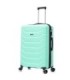 RAYKONG Maleta Grande Expandible ABS+PC 75x49x31cm - 33.50cm Extendido | 23kg - 25kg - Menta