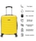 Juego de 3 Maletas ABS+PC Cabina |Maleta Mediana Expandible |Maleta Grande Expandible - Amarillo