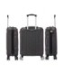 RAYKONG Maleta de Cabina ABS 55x40x20cm (44L) - Maleta Pequeña Capacidad Maxima Ligeras 20 Pulgadas - Negro