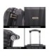 RAYKONG Mala de Cabine ABS 55x40x20cm (44L) - Mala Pequena Capacidade Máxima Leve 20 Polegadas - Preto