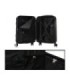 RAYKONG Maleta de Cabina ABS 55x40x20cm (44L) - Maleta Pequeña Capacidad Maxima Ligeras 20 Pulgadas - Negro
