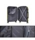 Conjunto de 3 Malas de Cabine em ABS 55x40x20cm | Média 66x43x25cm | Grande 76x49x29cm - Amarela