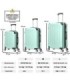 Juego de 3 Maletas ABS Cabina 55x40x20cm | Mediana 66x43x25cm| Grande 76x49x29cm - Menta