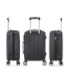 Juego de 3 Maletas ABS Cabina 55x40x20cm | Mediana 66x43x25cm| Grande 76x49x29cm - Negro